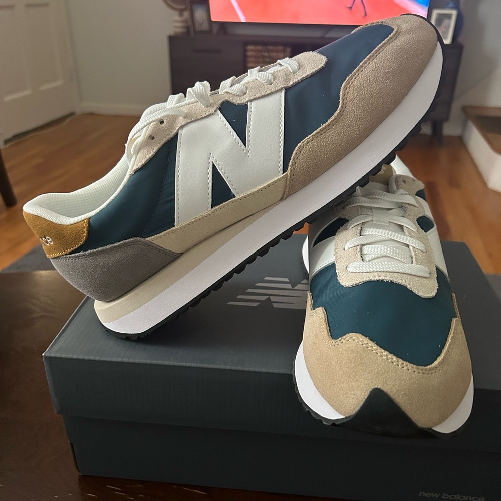 new balance 237 beige dark moonstone incense size 12